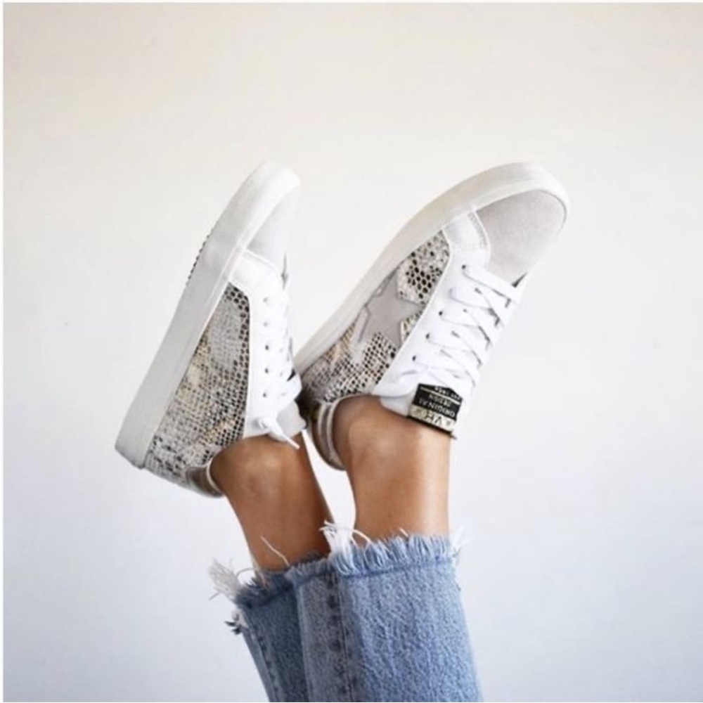Vintage Havana Kate Snake Lace Up Sneakers 8